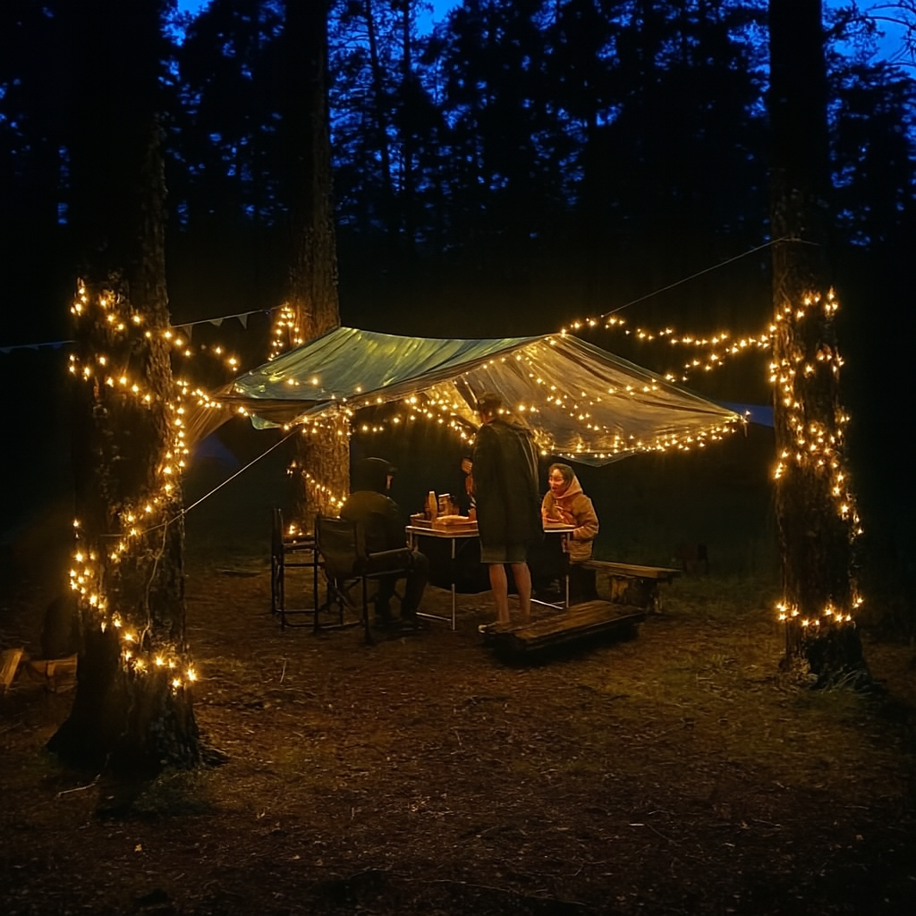 NomadiGlow - Rechargeable Light + 10m String Magic