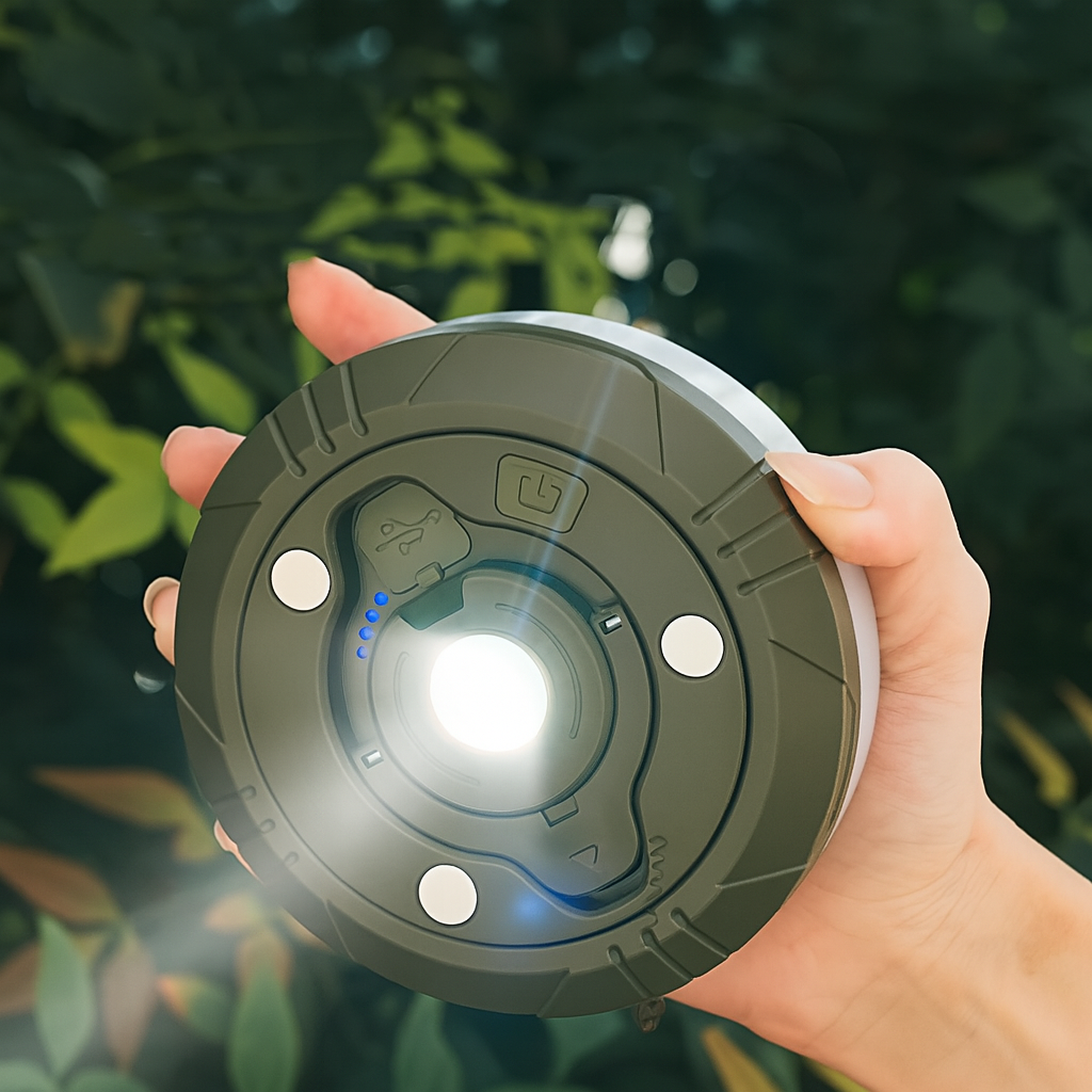 NomadiGlow - Rechargeable Light + 10m String Magic