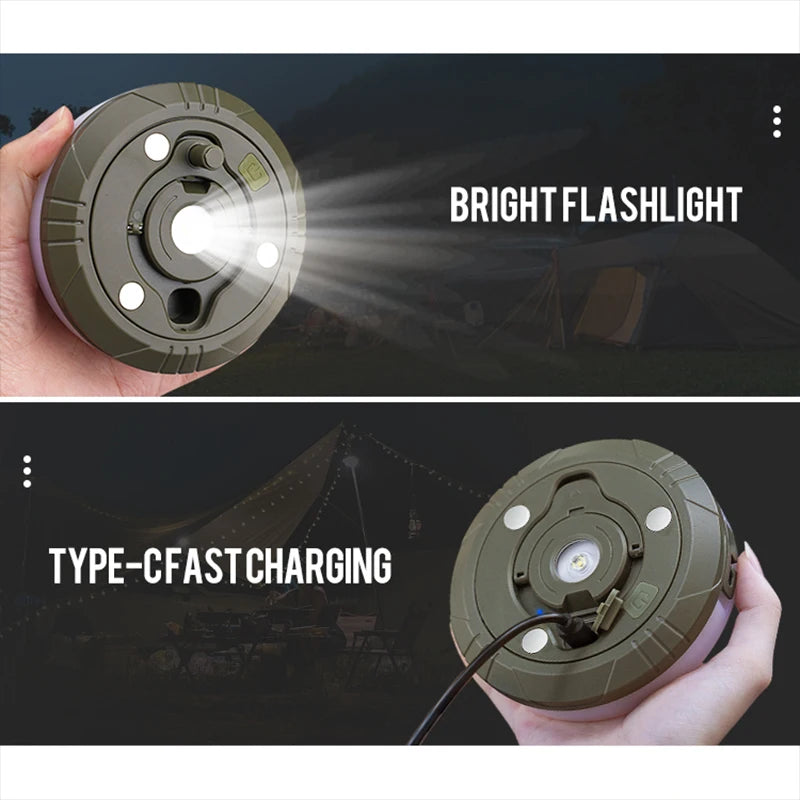 NomadiGlow - Rechargeable Light + 10m String Magic