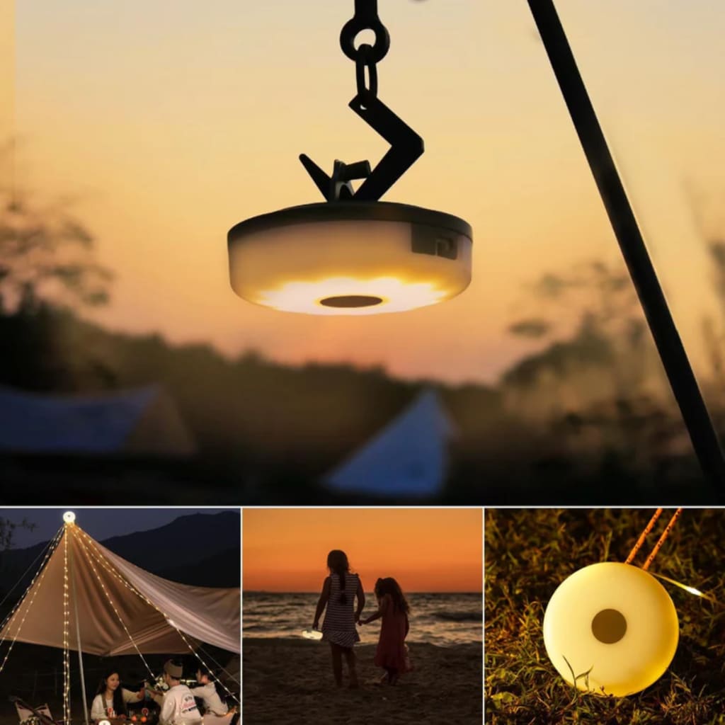 NomadiGlow - Rechargeable Light + 10m String Magic